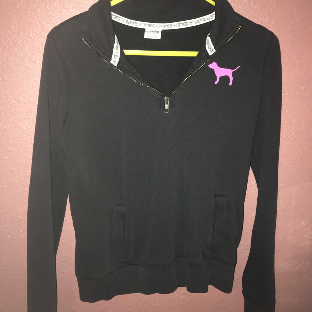 PINK Victoria Secret half zip sweater. Size XS